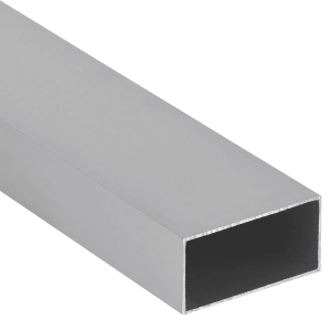 PERFIL RECTANGULAR ALUMINIO MATE