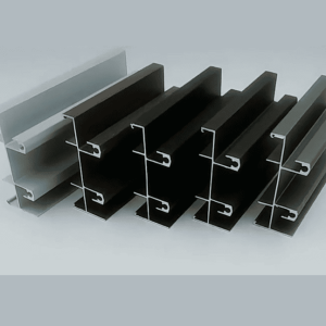 PERFIL ALUMINIO RIEL SUPERIOR SERIE 25